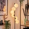 Remaisnil Lámpara de Pie - Cristal 15 cm Blanca, 6 luces