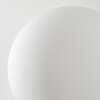 Remaisnil Lámpara de Pie - Cristal 15 cm Blanca, 6 luces