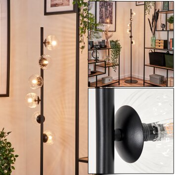 Remaisnil Lámpara de Pie - Szkło 10 cm Transparente, 6 luces Remaisnil Lámpara de Pie - Szkło 10 cm Transparente, 6 luces