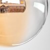 Chehalis Lámpara de Techo - Szkło 10 cm Colores ámbar, Transparente, 4 luces