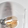 Koyoto Lámpara de Techo - Cristal 15 cm Cromo, Transparente, 6 luces