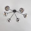 Koyoto Lámpara de Techo - Szkło 15 cm Cromo, Transparente, 6 luces