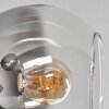 Koyoto Lámpara de Techo - Cristal 15 cm Transparente, Ahumado, 6 luces