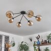 Koyoto Lámpara de Techo - Szkło 15 cm Colores ámbar, 6 luces