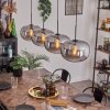 Apedo Lámpara Colgante - Szkło 30 cm Ahumado, 4 luces