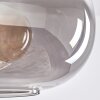 Apedo Lámpara Colgante - Szkło 30 cm Ahumado, 4 luces