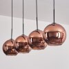 Koyoto Lámpara Colgante - Szkło 25 cm Color cobre, 4 luces