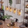 Parane Lámpara Colgante - Cristal 20 cm Colores ámbar, 4 luces