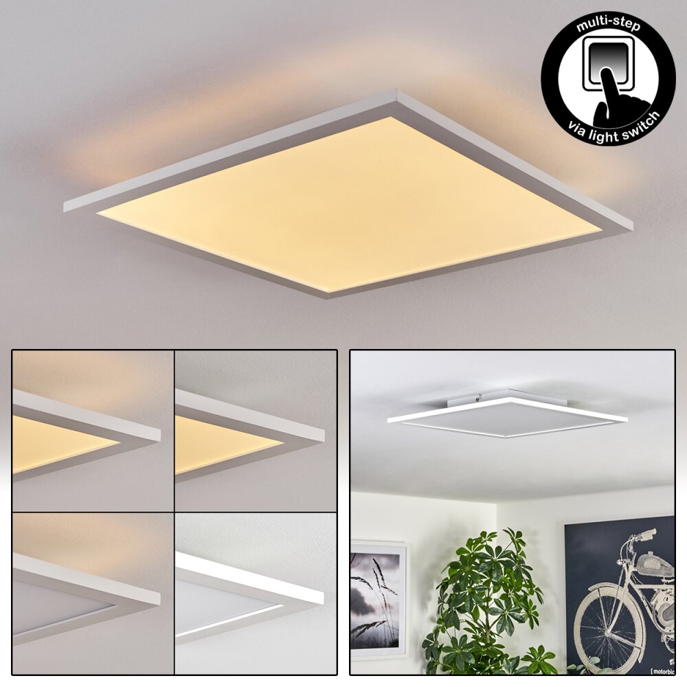 Valmanya Lámpara de Techo 40cm LED Blanca, 1 luz main product photo