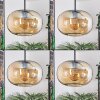 Ripoll Lámpara Colgante - Szkło 30 cm Colores ámbar, 4 luces