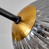 Chehalis Lámpara de Techo - Cristal 12 cm dorado, Negro, 8 luces