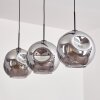 Ripoll Lámpara Colgante - Szkło 30 cm Ahumado, 3 luces