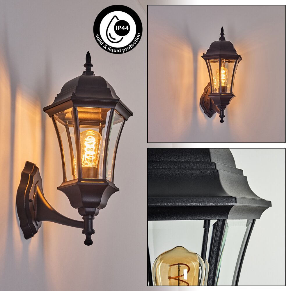 Etoe Aplique para exterior Negro, 1 luz main product photo