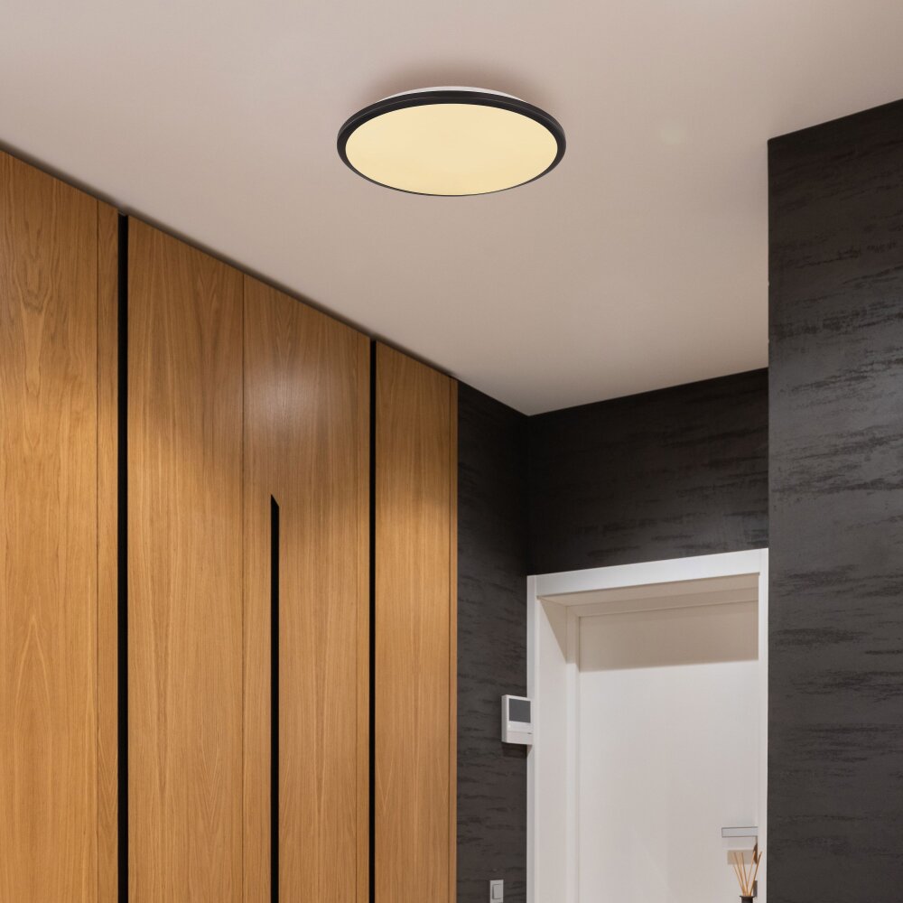 Globo XANDER Lámpara de Techo LED Negro, Blanca, 1 luz main product photo