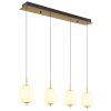 Globo EWALD Lámpara Colgante LED Blanca, 4 luces