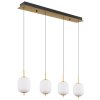 Globo EWALD Lámpara Colgante LED Blanca, 4 luces