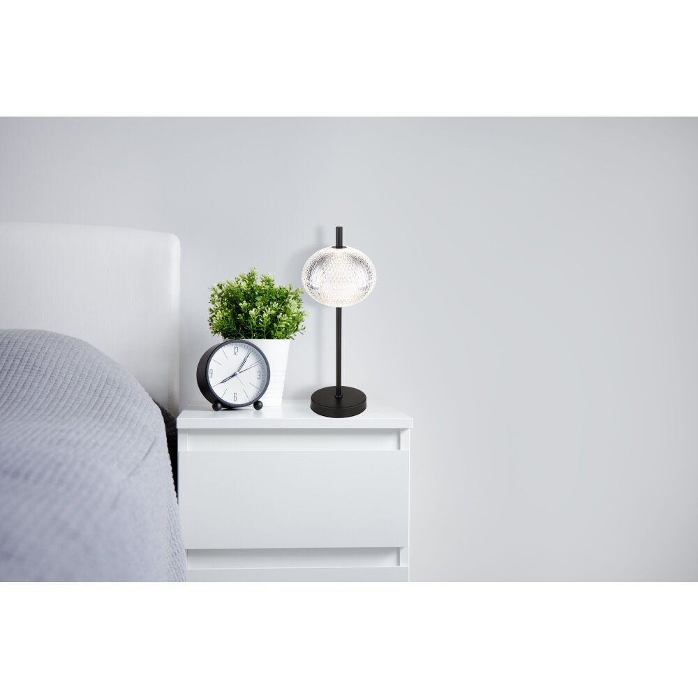 Globo AIDA Lámpara de mesa LED Negro, 1 luz main product photo