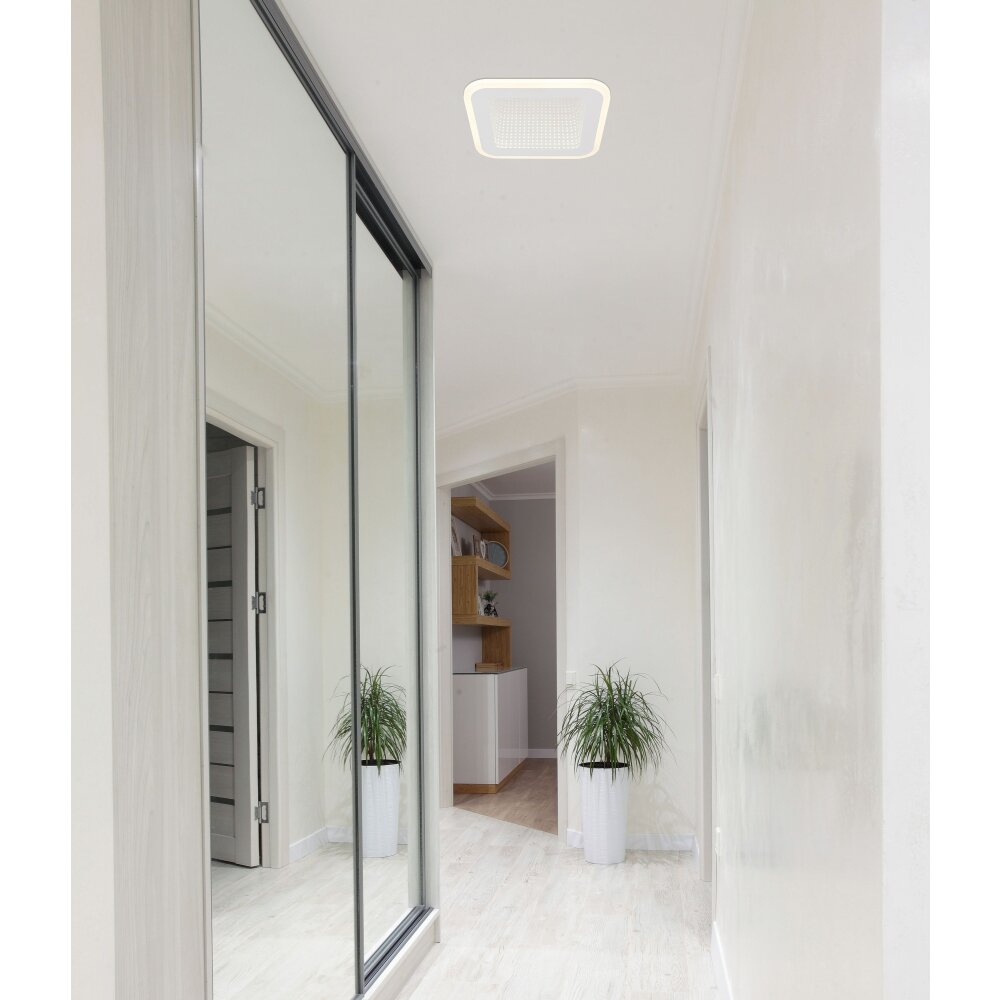 Globo LAMELA Lámpara de Techo LED Blanca, 1 luz main product photo
