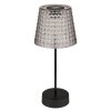 Globo SOLAR Lámpara de mesa LED Colores ahumados, Negro, 1 luz