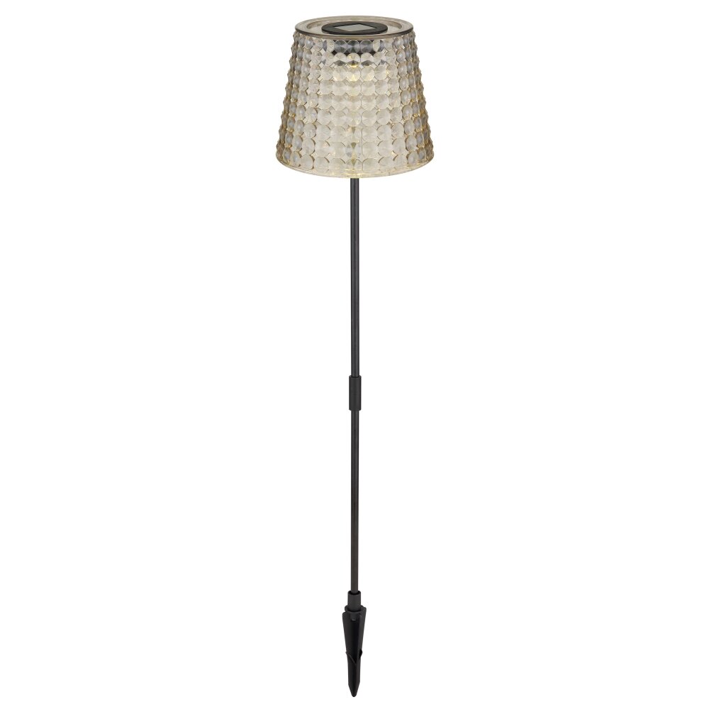 Globo SOLAR Poste de Jardín LED Colores ahumados, Negro, 1 luz main product photo
