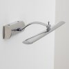 Liberia Lámpara de pared con brazo LED Cromo, 1 luz