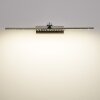 Liberia Lámpara de pared con brazo LED Cromo, 1 luz