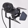 Lámpara de Mesa Lichinga Cromo, Negro, 1 luz
