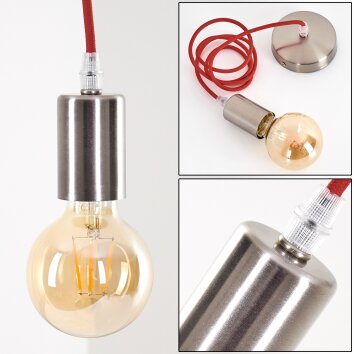 Cispus Lámpara Colgante Níquel-mate, 1 luz