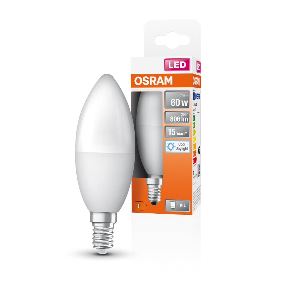 OSRAM LED Star E14 7,5 Watt 6500 Kelvin 806 Lumen main product photo