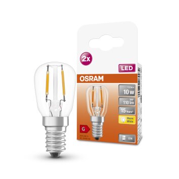 OSRAM set de 2 LED Special E14 1,3 Watt 2700 Kelvin 110 Lumen