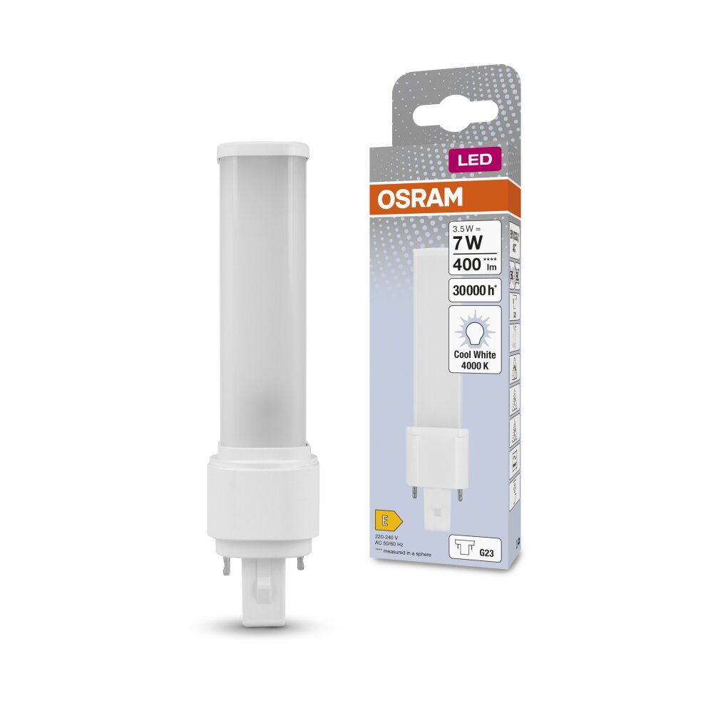 OSRAM DULUX G23 3.5 W 4000 Kelvin 400 Lumen main product photo