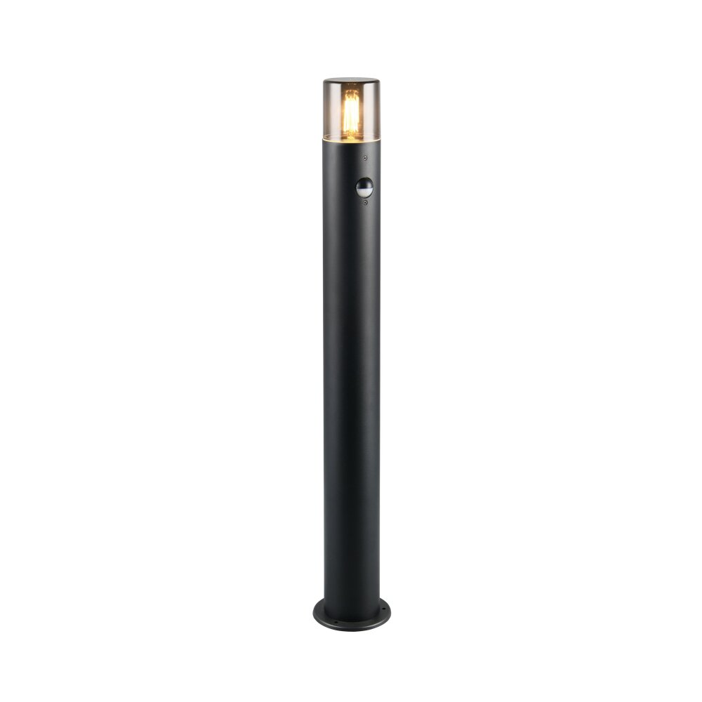 Trio HOOSIC Lámpara de pie para exterior Negro, 1 luz, Sensor de movimiento main product photo