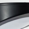 Brilliant Bardum Aplique LED Negro, 1 luz, Sensor de movimiento