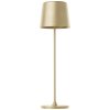 Brilliant Kaami Lámpara de mesa LED dorado, 1 luz