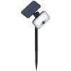 Brilliant Joplin Lámpara de pie para exterior LED Negro, 1 luz, Sensor de movimiento