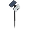 Brilliant Joplin Lámpara de pie para exterior LED Negro, 1 luz, Sensor de movimiento