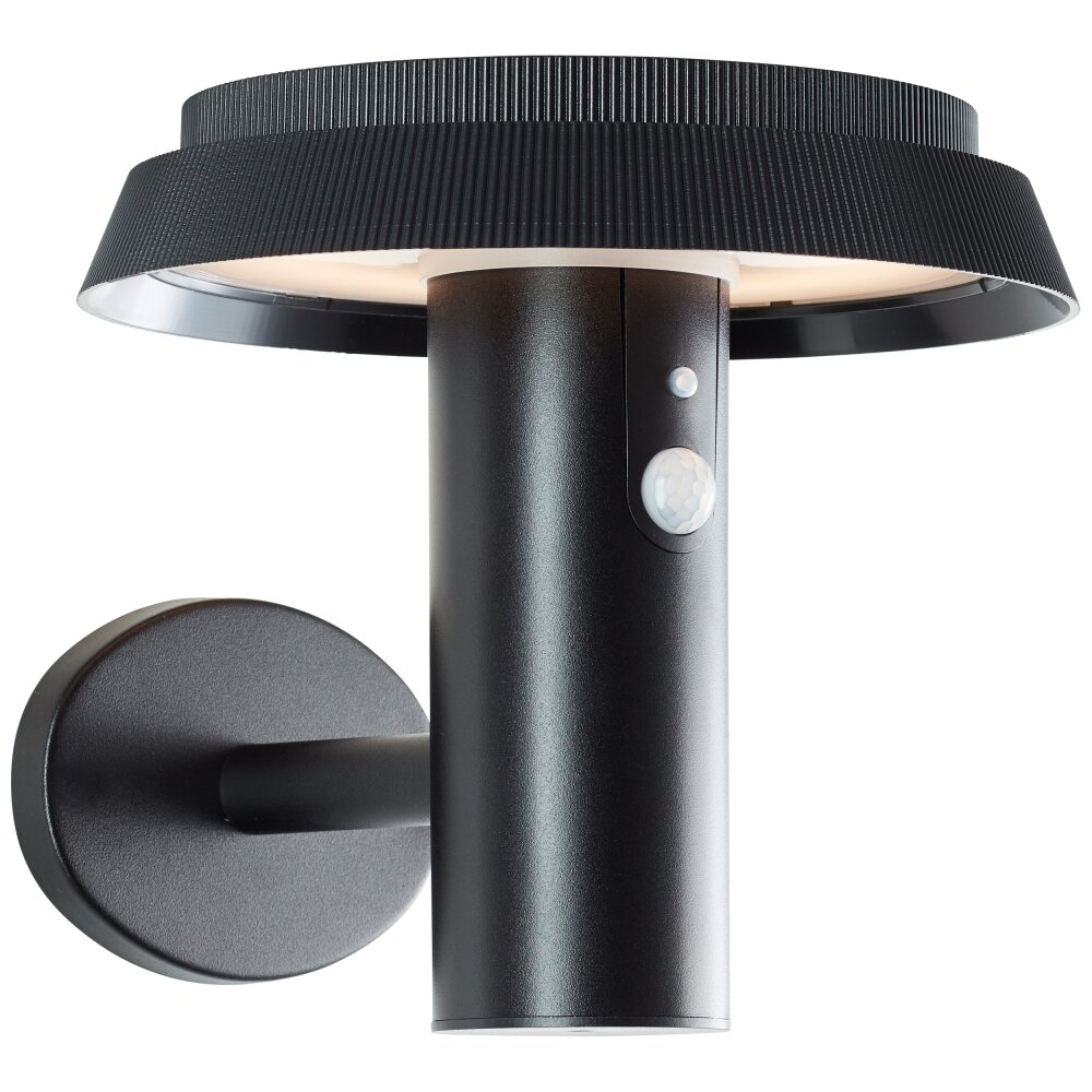Brilliant Alvero Aplique para exterior LED Negro, 1 luz, Sensor de movimiento main product photo