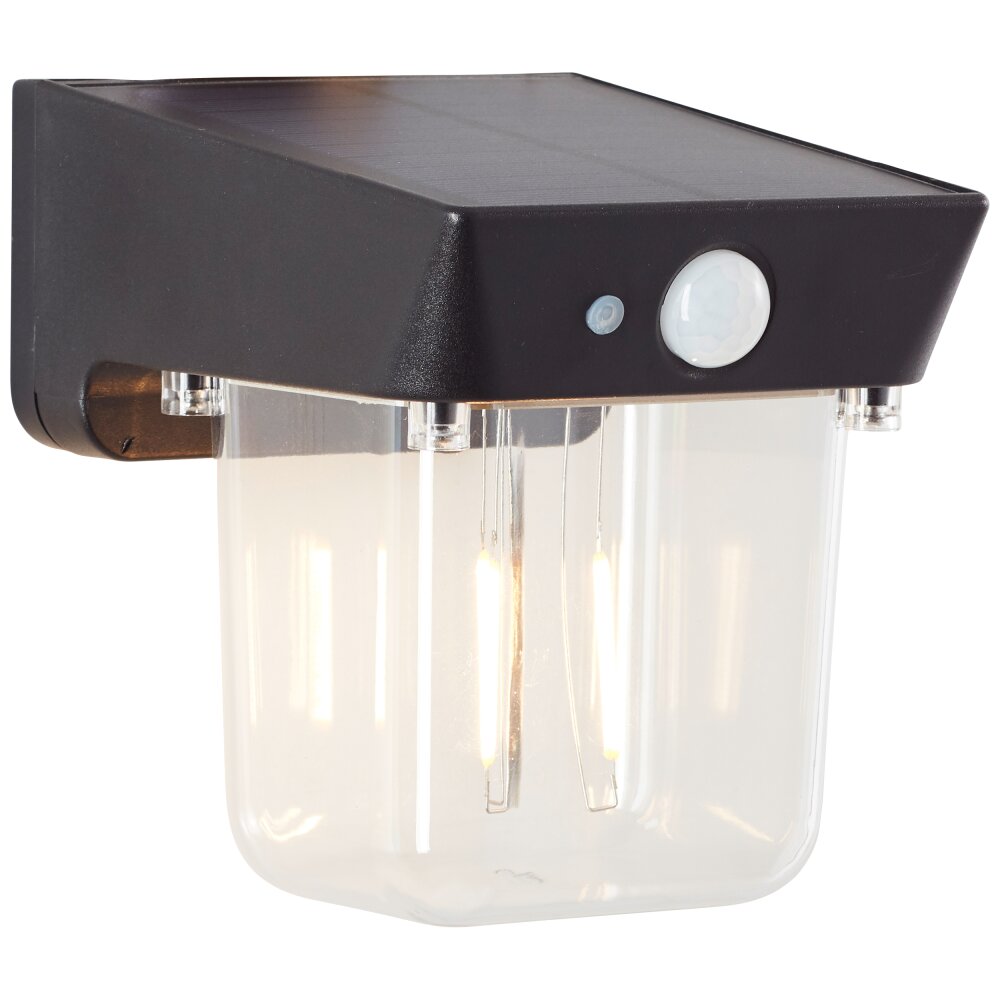 Brilliant Parson Aplique para exterior LED Negro, 1 luz, Sensor de movimiento main product photo