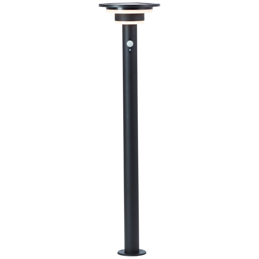 Brilliant Garvina Lámpara de pie para exterior LED Negro, 1 luz, Sensor de movimiento main product photo