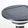 Brilliant Garvina Lámpara de pie para exterior LED Negro, 1 luz, Sensor de movimiento