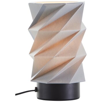 Brilliant Paperfold Lámpara de mesa Negro, 1 luz