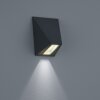 Helestra Trim Aplique para exterior LED Negro, 1 luz