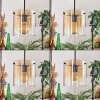 Parane Lámpara Colgante - Szkło 20 cm Colores ámbar, Transparente, 3 luces