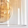 Parane Lámpara Colgante - Szkło 20 cm Colores ámbar, Transparente, 3 luces