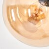 Koyoto Lámpara de Pie - Szkło 15 cm Colores ámbar, Transparente, Ahumado, 5 luces