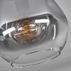 Ripoll Lámpara de Techo - Szkło 25 cm Transparente, Ahumado, 1 luz