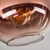 Koyoto Lámpara de Techo - Szkło 20 cm Transparente, Color cobre, 1 luz