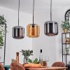 Lauden Lámpara Colgante - Szkło 25 cm Colores ámbar, Cromo, 3 luces