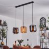 Lauden Lámpara Colgante - Szkło 25 cm Colores ámbar, Cromo, 3 luces
