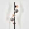 Remaisnil Lámpara de Pie - Szkło 10 cm, 12 cm Negro, 5 luces
